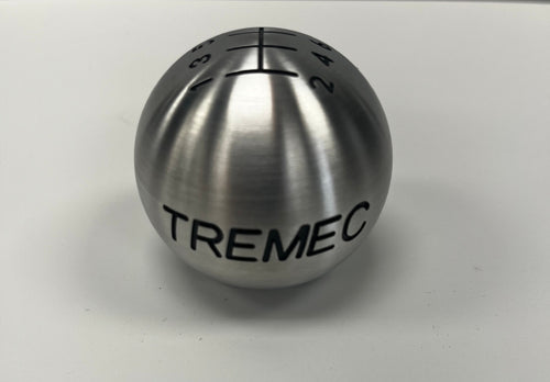Brushed Aluminum Shift Ball: 6-Speed
