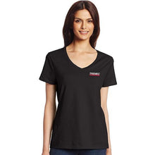 Load image into Gallery viewer, Ladies Nano Cotton Black T-Shirt with TREMEC logo on left chest