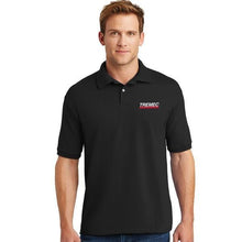 Load image into Gallery viewer,  Men&#39;s Ecosmart Polo Black with TREMEC logo on left chest