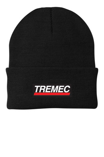 Knit Cuff Beanie - Black