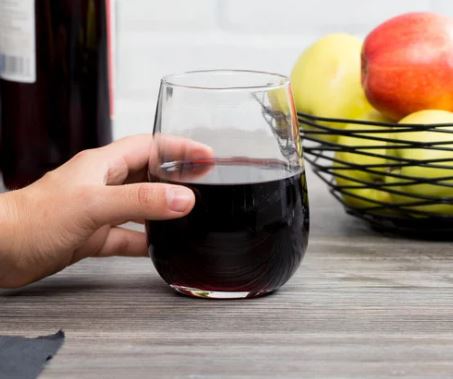 Stemless Red Wine Glass: 17 oz.